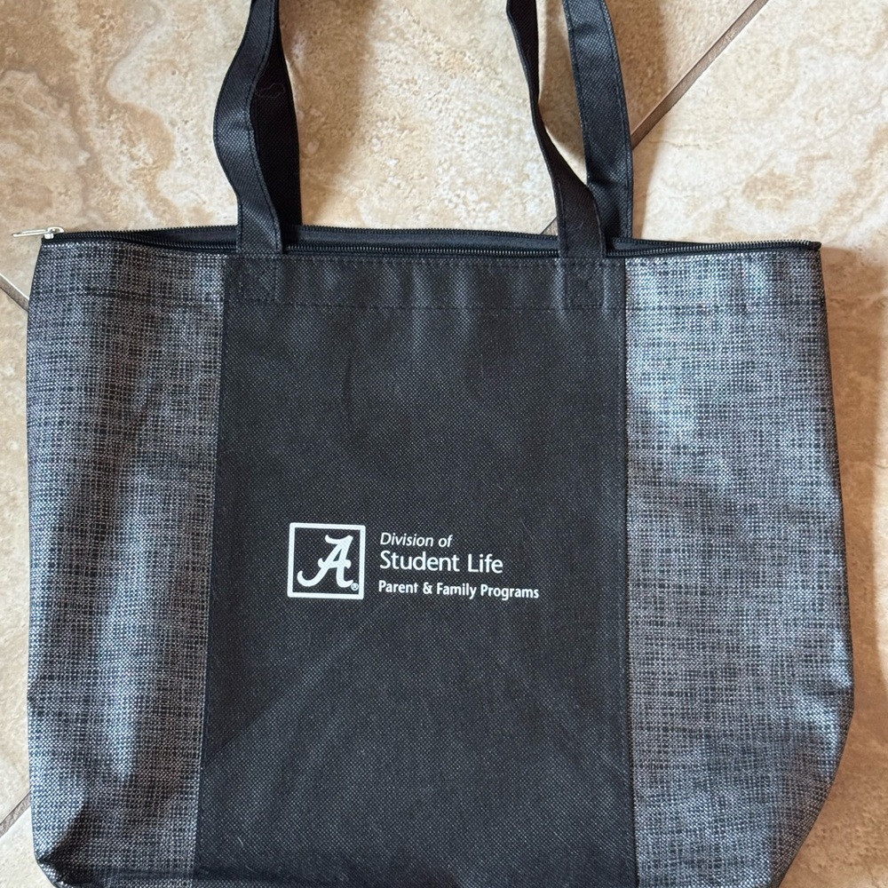 Alabama black and Gray Tote Bag